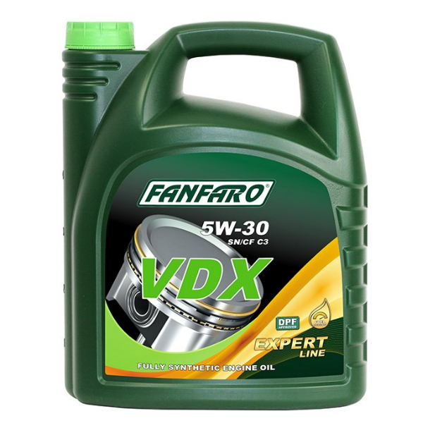 Моторное масло Fanfaro VDX 5w30 SN/CF синтетическое (5л)